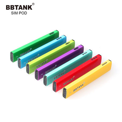 使い捨て可能なVapeのポッド装置BBTANK SIMPOD使い捨て可能なポッドの陶磁器のコイルの再充電可能なvape