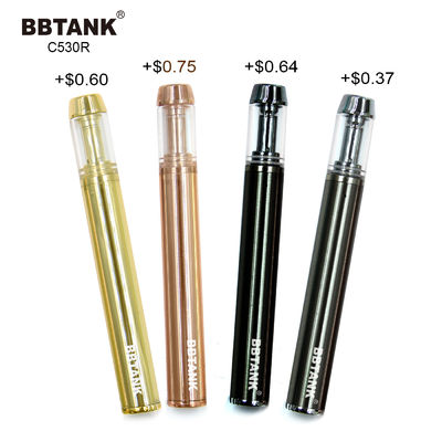陶磁器のコイルCBD使い捨て可能なVape装置12mm携帯用蒸発器