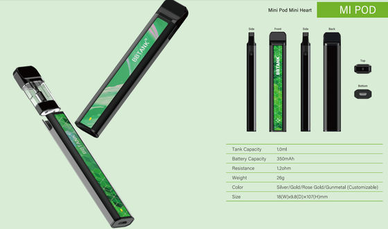 1g 1.2ohmの優れた携帯用蒸発器の陶磁器のコイルのSmok Vapeのポッド