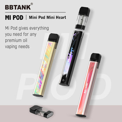 2021使い捨て可能なCBD/THC VapeのポッドBBTANK Miのポッド再充電可能で再使用可能な電池の陶磁器のコイルの技術の噴霧器のポッド