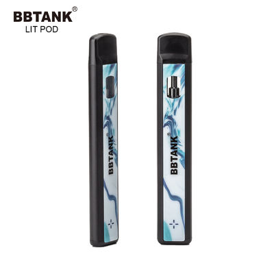 デルタ8のcbdのthc厚いオイル陶磁器1.0mlタンク有料使い捨て可能なvapeのポッド装置