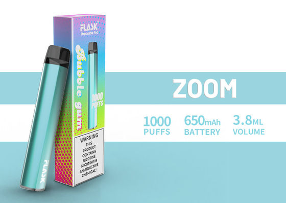 有機性ズームレンズのDisposableVapepenのvapenation 1000puffs 650Mahの綿