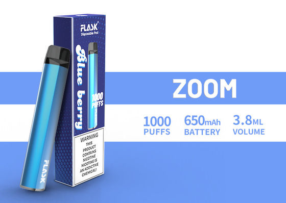 有機性ズームレンズのDisposableVapepenのvapenation 1000puffs 650Mahの綿