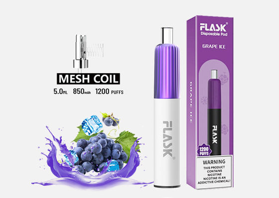 3.7V 2味の使い捨て可能なVape 850mAh EのCigの始動機のキット2%のニコチンの塩