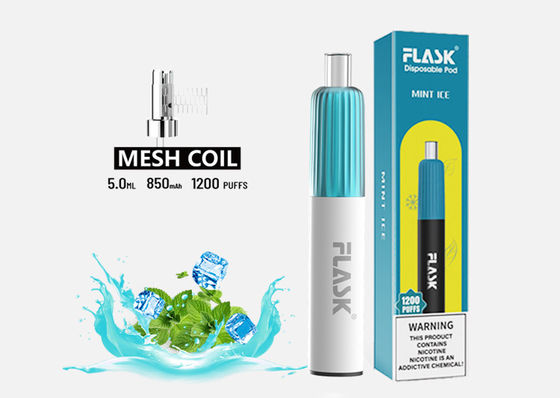 3.7V 2味の使い捨て可能なVape 850mAh EのCigの始動機のキット2%のニコチンの塩