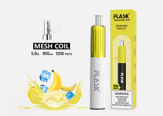 5.0ml 1200は電子蒸発器のタバコ使い捨て可能な吹く
