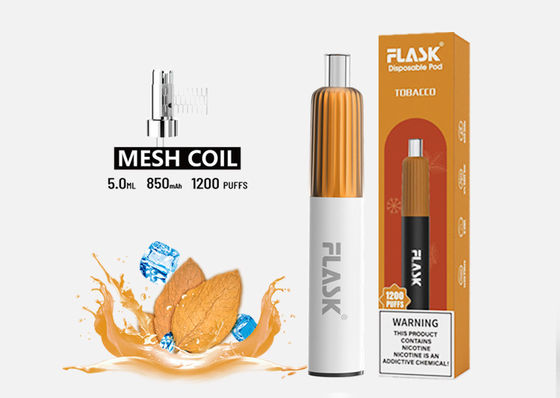 5.0ml 1200は電子蒸発器のタバコ使い捨て可能な吹く