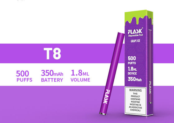 卸し売り500puffs 12味のカフェイン/エネルギーVapeはNicsaltの使い捨て可能なEタバコを付ける