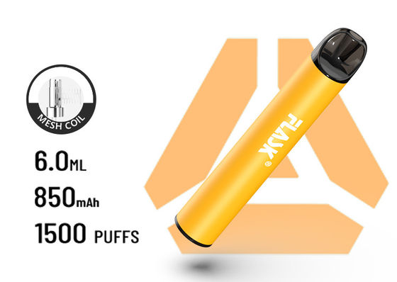 F900 P6の最もよい気流の使い捨て可能なVapePenの大きいパフ1500puffsのmeshcoil電池850Mah容量