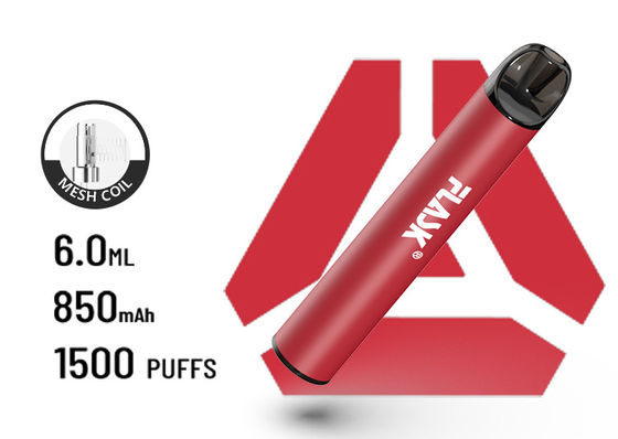 F900 P6の最もよい気流の使い捨て可能なVapePenの大きいパフ1500puffsのmeshcoil電池850Mah容量