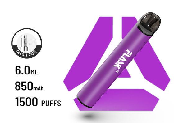 F900 P6のfreshvapeのvapenationの使い捨て可能なVapeのペン1500puffsの網のコイル6.0mlジュース容量