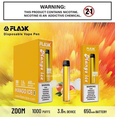 処分のVapepen装置安定性および最もよい質1000puffs 650mah 3.8mlの液体は急上昇する