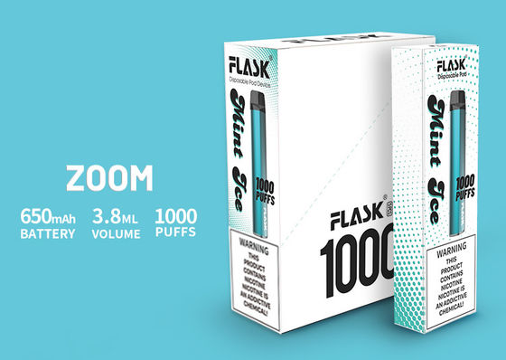 ズームレンズの処分装置安定した性能VapepenドイツはPCの送話口650mah 3.8ml 1000puffsを作った
