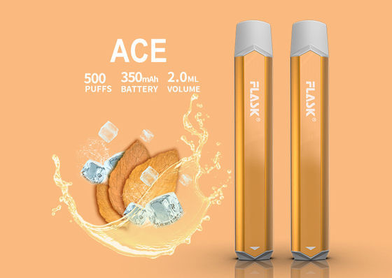 500puffs 350mAH Eのタバコの蒸発器のSmok Nicの塩装置Aluminuimの合金