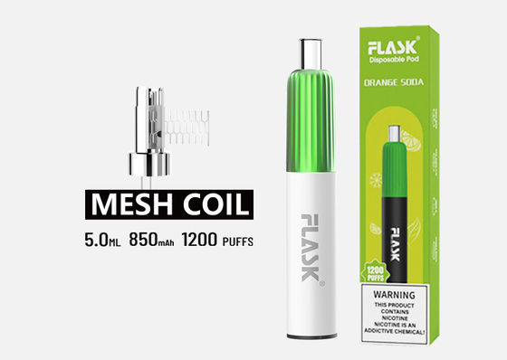 ODM 5mlの二重味の使い捨て可能なVapeのポッドROHSの証明