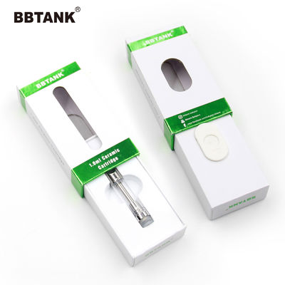 デルタ8の1.0ml電子タバコCBD THC Vapeのカートリッジ陶磁器のコイル