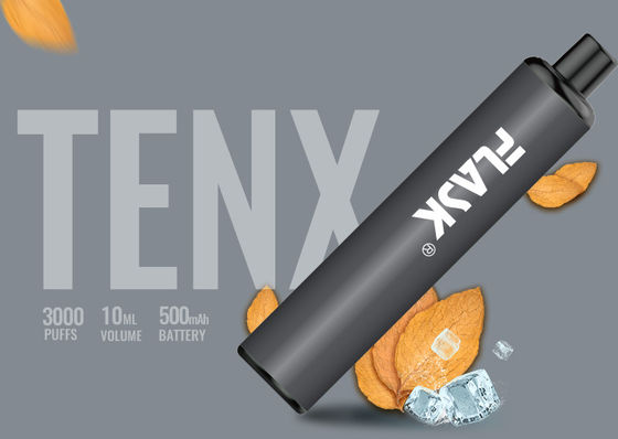 vapeジュースのポッド ジュースとのEcigaretteの味のEliquidのニコチン塩のフラスコTenx Vape