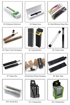 FCCハンドメイドCMYKはCBD Vapeのペンのための包装箱を折る