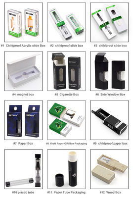 FCCハンドメイドCMYKはCBD Vapeのペンのための包装箱を折る