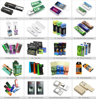FCCハンドメイドCMYKはCBD Vapeのペンのための包装箱を折る