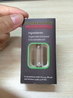 デルタ8 THCのカートリッジ オイルのVapeのパッケージ箱の折り畳み式のボール紙