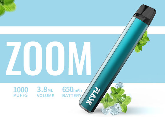 650Mah電子3.8ml 1000puffsは蒸発器のペンNicosalt 1%に風味を付けた