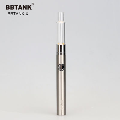 細い電池が付いている1.0ml THCガラス オイルのカートリッジ510陶磁器のコイル