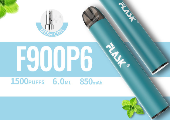 RGBvape SS304 Ecig網のコイルが付いている1500のパフの使い捨て可能なvape装置