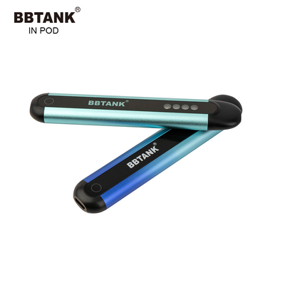BBTANK 2つのml厚いオイルのペンのポッドの注文のロゴのデルタ8オイルのポッドのVapeのペンCBDで再充電可能な使い捨て可能なlilのvapeのポッド装置