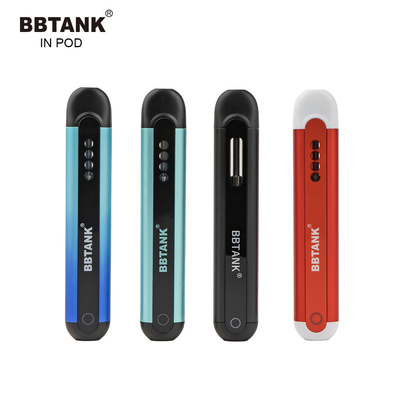 BBTANK 2つのml厚いオイルのペンのポッドの注文のロゴのデルタ8オイルのポッドのVapeのペンCBDで再充電可能な使い捨て可能なlilのvapeのポッド装置