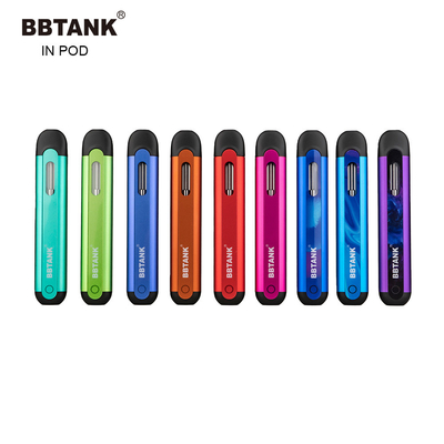 ポッドの再充電のE cig 350mah厚いオイルのポッド システム デルタ8のvapeのペンCBDオイルのペンのTHC使い捨て可能なVape BBTANK