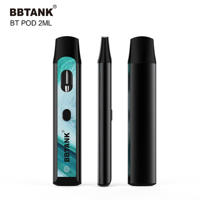 インド大麻厚いオイルのデルタ8 HHCのためのボタンが付いているBBtank使い捨て可能なVapeのポッド2.0ml