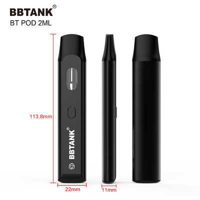 BBTANK一つのvape装置の2グラムの使い捨て可能なvapeすべて