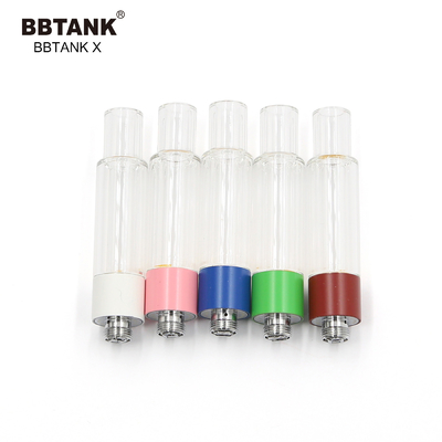 BBTANKの工場卸し売り元の完全なガラス カートリッジ0.5ml 1.0 2.0グラム、510糸、適合の広い範囲の粘着性オイル