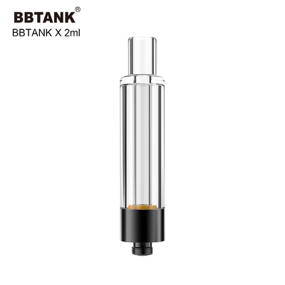 2ml CBDオイルのカートリッジ陶磁器のコイルThreaのすべてのガラス510のカートリッジ漏出無し