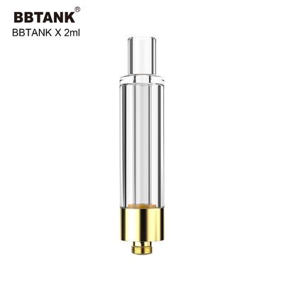 2ml CBDオイルのカートリッジ陶磁器のコイルThreaのすべてのガラス510のカートリッジ漏出無し