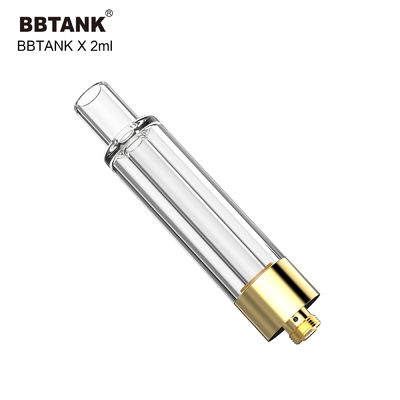 BBtank 2.0ml厚いインド大麻 オイルのためのすべてのガラス カートリッジ510糸の噴霧器