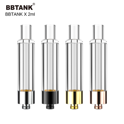 BBtank 2.0ml厚いインド大麻 オイルのためのすべてのガラス カートリッジ510糸の噴霧器
