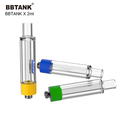 BBtank 2.0ml厚いインド大麻 オイルのためのすべてのガラス カートリッジ510糸の噴霧器