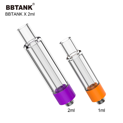 BBtank 2.0ml厚いインド大麻 オイルのためのすべてのガラス カートリッジ510糸の噴霧器