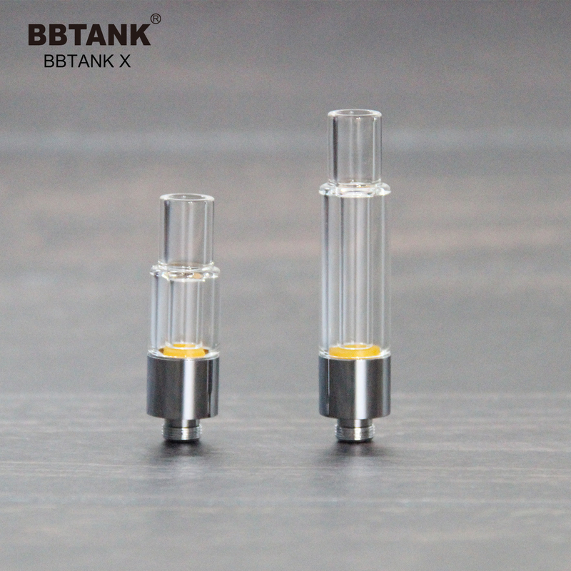 BBTANKの工場卸し売り元の完全なガラス カートリッジ0.5ml 1.0 2.0グラム、510糸、適合の広い範囲の粘着性オイル